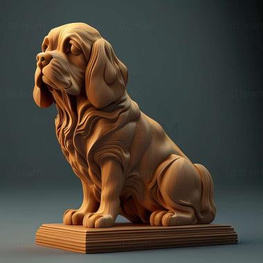 3D model Cao de castro laboreiro dog (STL)